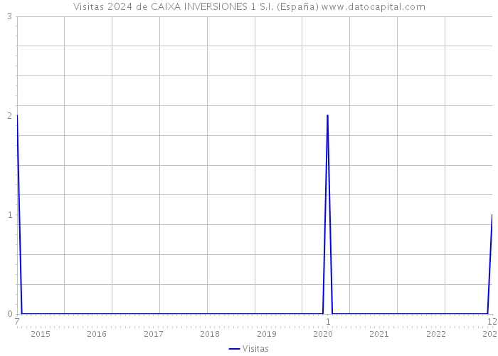Visitas 2024 de CAIXA INVERSIONES 1 S.I. (España) 