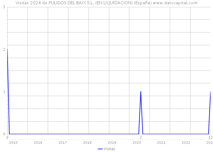 Visitas 2024 de PULIDOS DEL BAIX S.L. (EN LIQUIDACION) (España) 
