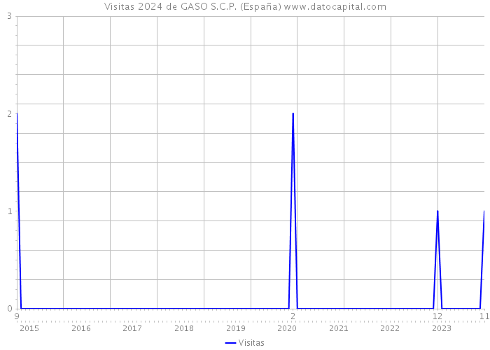 Visitas 2024 de GASO S.C.P. (España) 