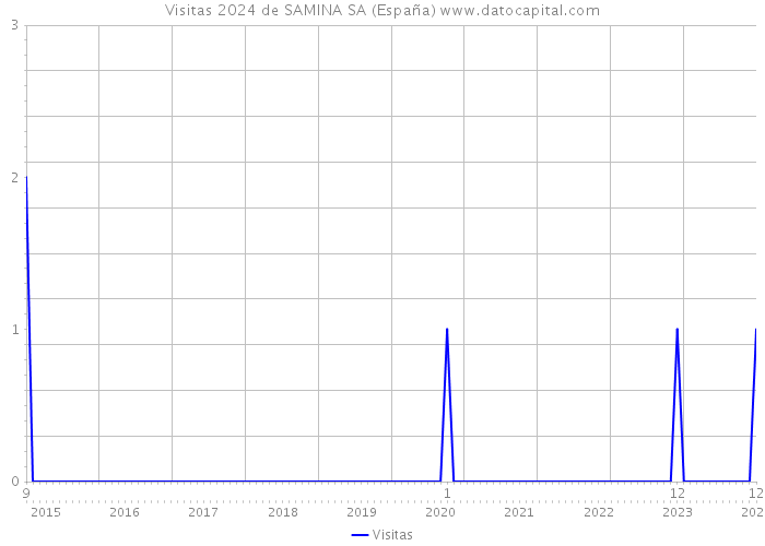 Visitas 2024 de SAMINA SA (España) 
