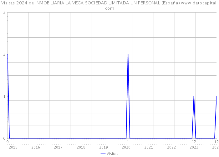 Visitas 2024 de INMOBILIARIA LA VEGA SOCIEDAD LIMITADA UNIPERSONAL (España) 