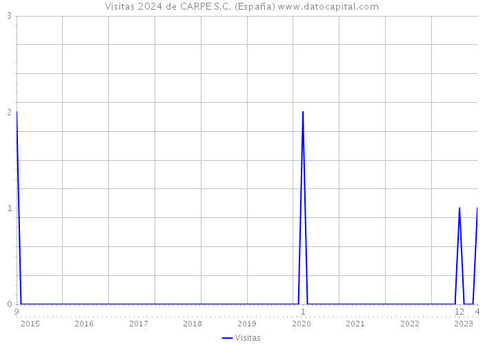 Visitas 2024 de CARPE S.C. (España) 