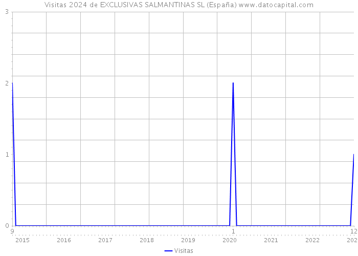 Visitas 2024 de EXCLUSIVAS SALMANTINAS SL (España) 