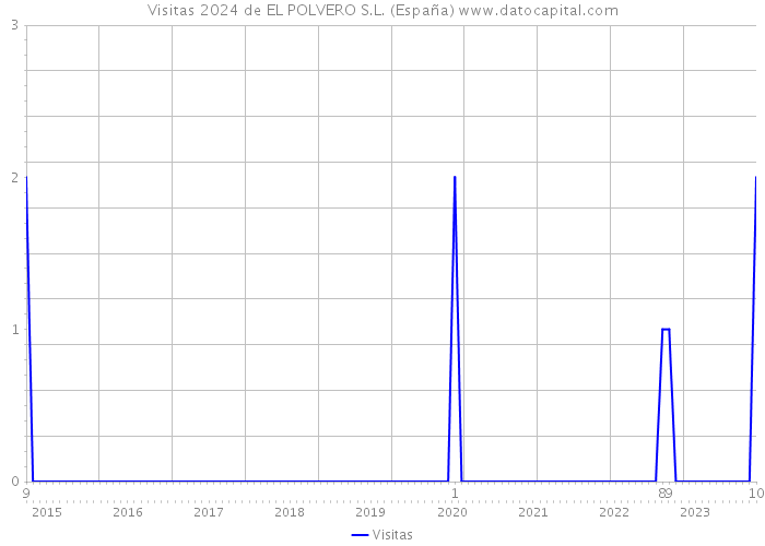 Visitas 2024 de EL POLVERO S.L. (España) 