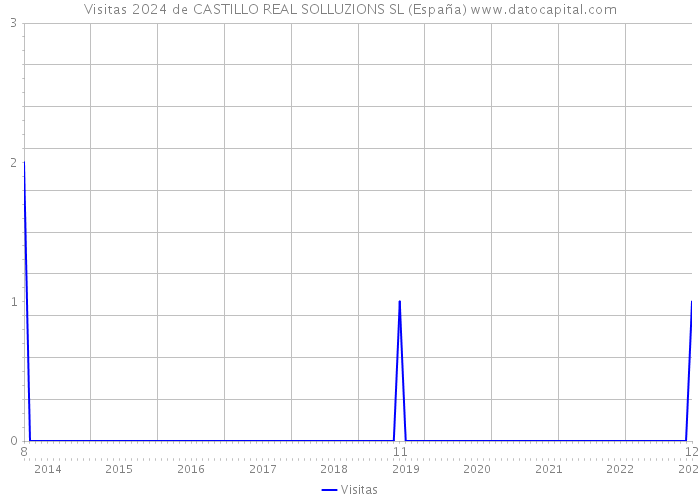 Visitas 2024 de CASTILLO REAL SOLLUZIONS SL (España) 