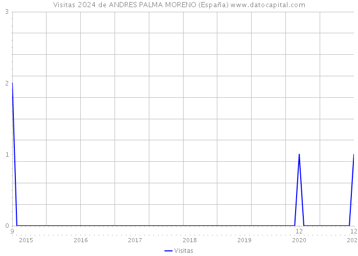Visitas 2024 de ANDRES PALMA MORENO (España) 