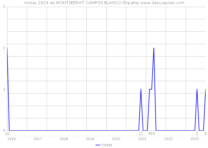 Visitas 2024 de MONTSERRAT CAMPOS BLANCO (España) 