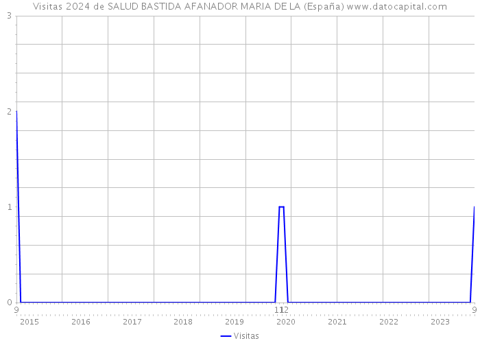 Visitas 2024 de SALUD BASTIDA AFANADOR MARIA DE LA (España) 