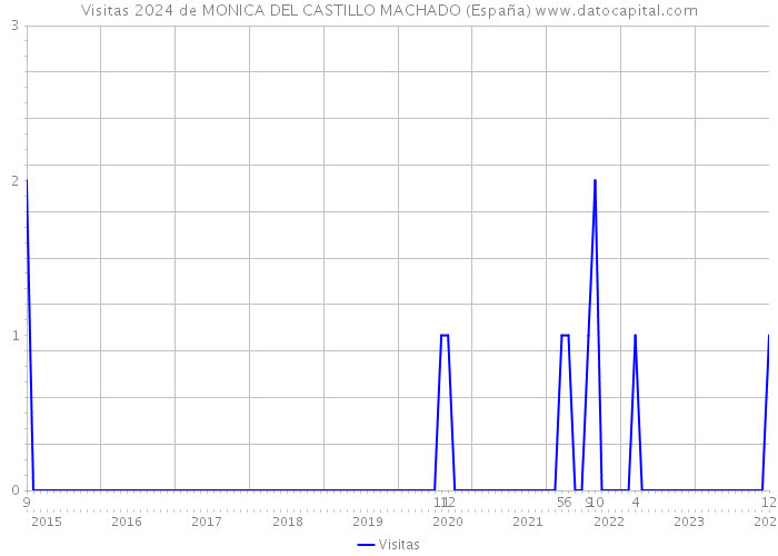 Visitas 2024 de MONICA DEL CASTILLO MACHADO (España) 