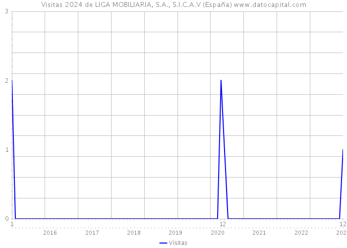Visitas 2024 de LIGA MOBILIARIA, S.A., S.I.C.A.V (España) 