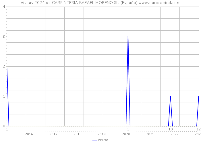 Visitas 2024 de CARPINTERIA RAFAEL MORENO SL. (España) 