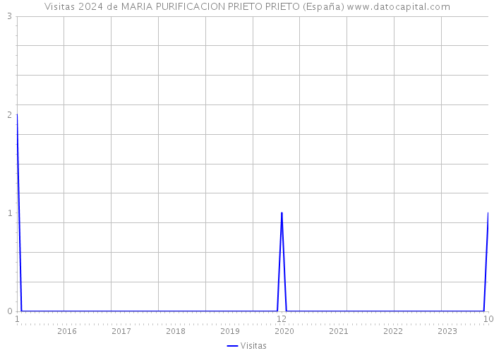 Visitas 2024 de MARIA PURIFICACION PRIETO PRIETO (España) 