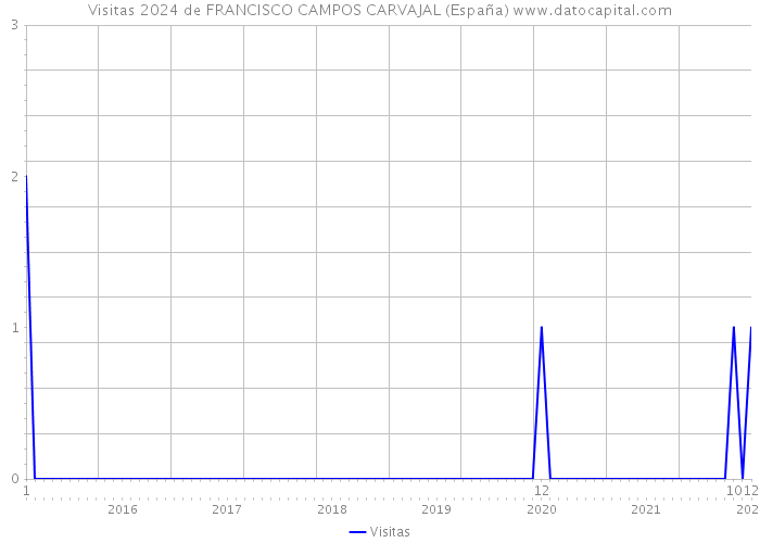 Visitas 2024 de FRANCISCO CAMPOS CARVAJAL (España) 