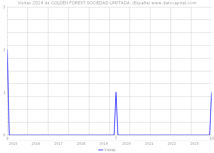 Visitas 2024 de GOLDEN FOREST SOCIEDAD LIMITADA. (España) 