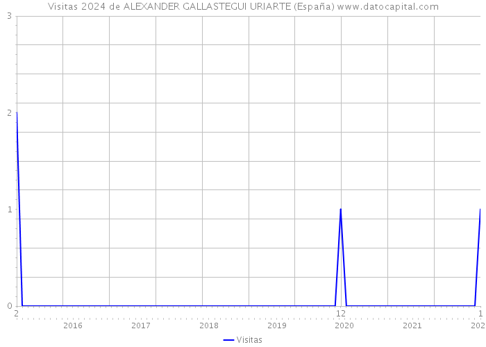 Visitas 2024 de ALEXANDER GALLASTEGUI URIARTE (España) 