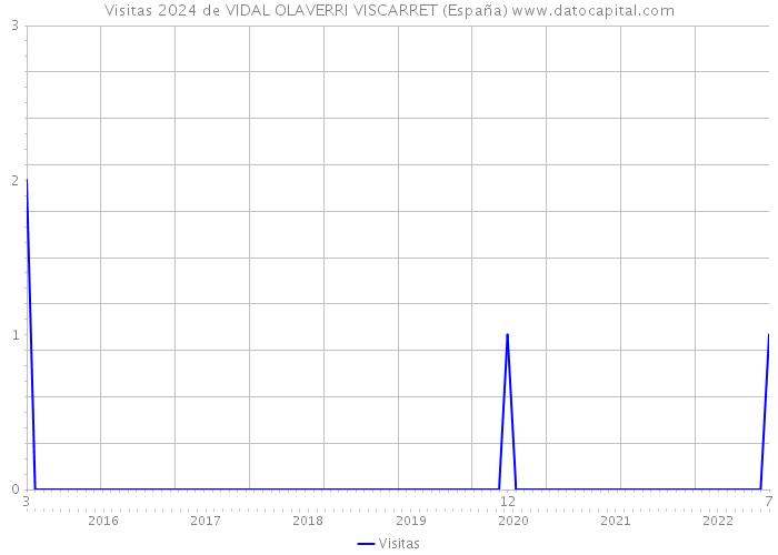 Visitas 2024 de VIDAL OLAVERRI VISCARRET (España) 