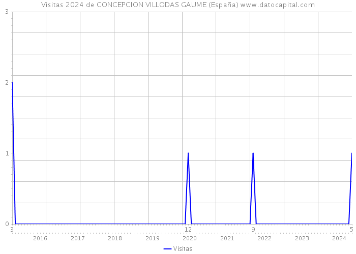 Visitas 2024 de CONCEPCION VILLODAS GAUME (España) 