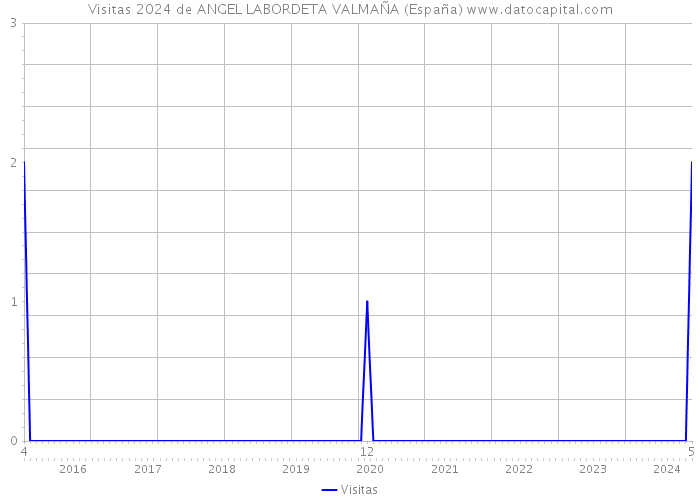 Visitas 2024 de ANGEL LABORDETA VALMAÑA (España) 