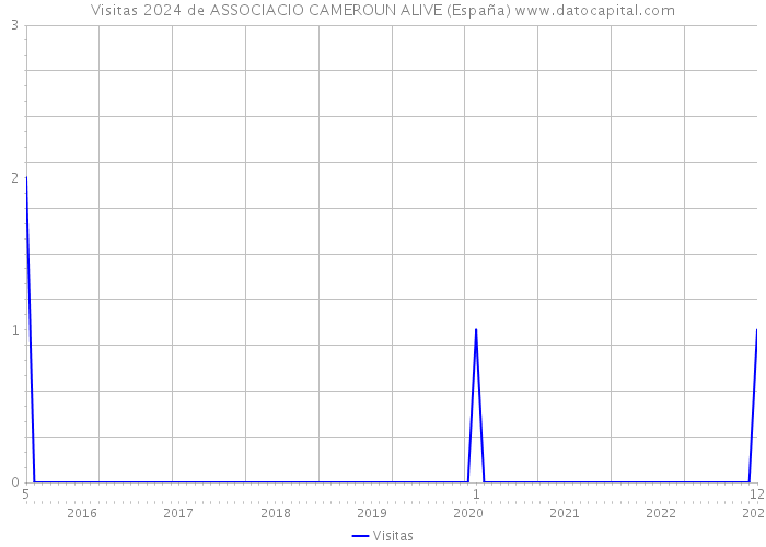Visitas 2024 de ASSOCIACIO CAMEROUN ALIVE (España) 