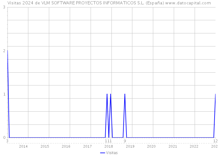 Visitas 2024 de VLM SOFTWARE PROYECTOS INFORMATICOS S.L. (España) 