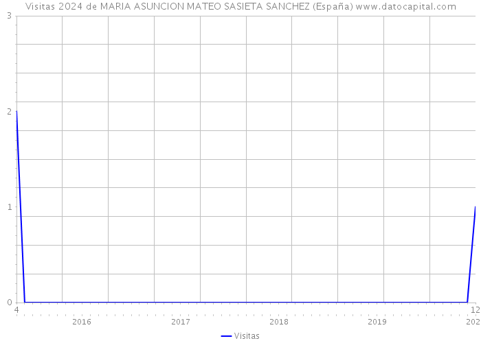Visitas 2024 de MARIA ASUNCION MATEO SASIETA SANCHEZ (España) 