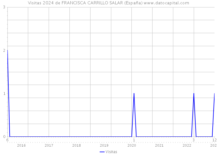 Visitas 2024 de FRANCISCA CARRILLO SALAR (España) 