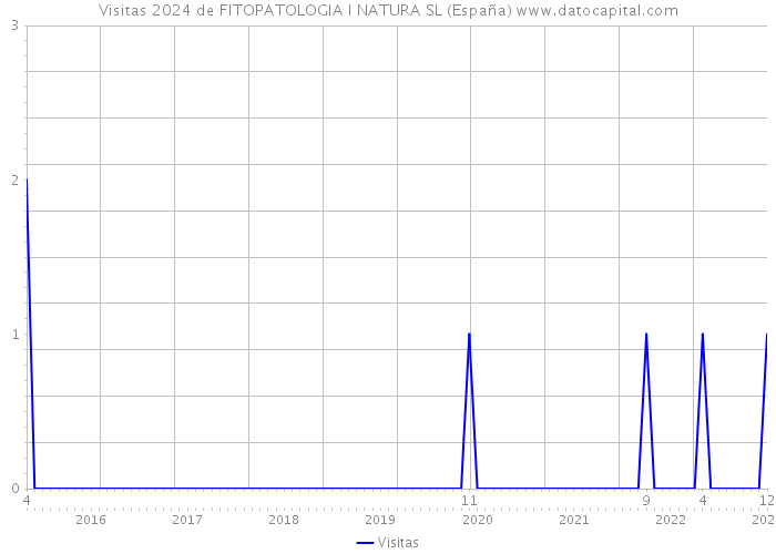 Visitas 2024 de FITOPATOLOGIA I NATURA SL (España) 