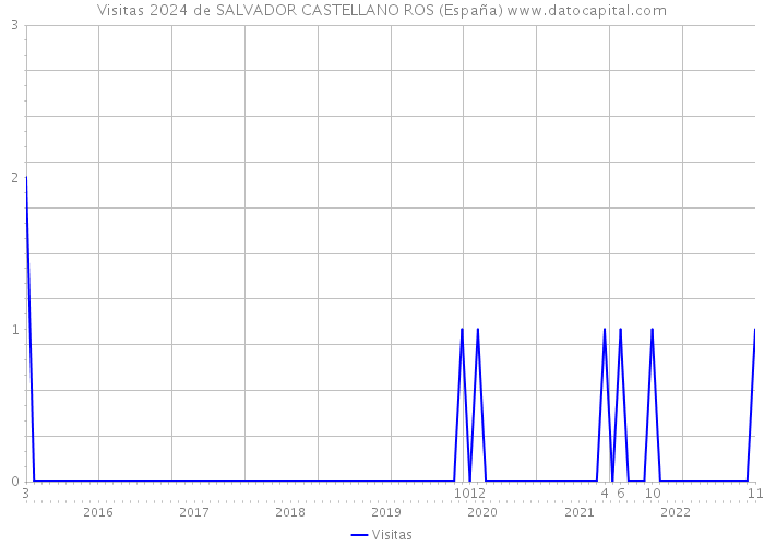 Visitas 2024 de SALVADOR CASTELLANO ROS (España) 
