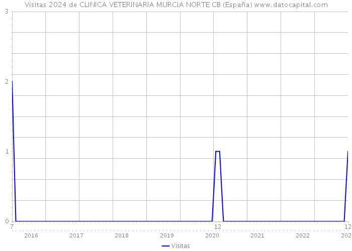 Visitas 2024 de CLINICA VETERINARIA MURCIA NORTE CB (España) 