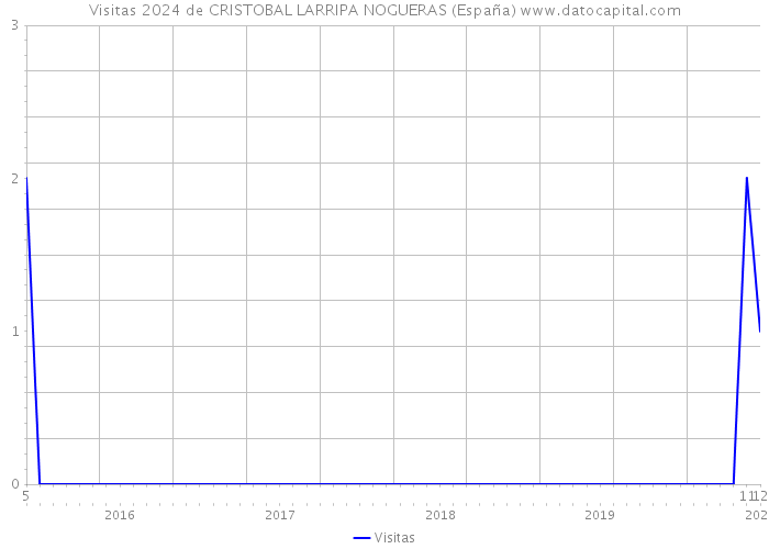 Visitas 2024 de CRISTOBAL LARRIPA NOGUERAS (España) 