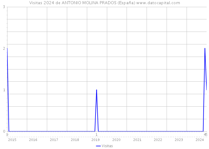 Visitas 2024 de ANTONIO MOLINA PRADOS (España) 