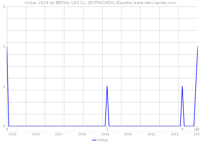 Visitas 2024 de BERSAL GAS S.L. (EXTINGUIDA) (España) 