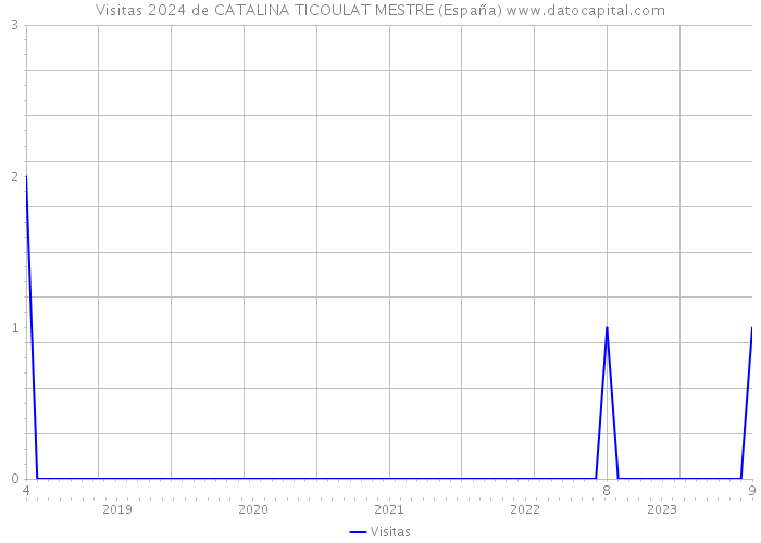 Visitas 2024 de CATALINA TICOULAT MESTRE (España) 