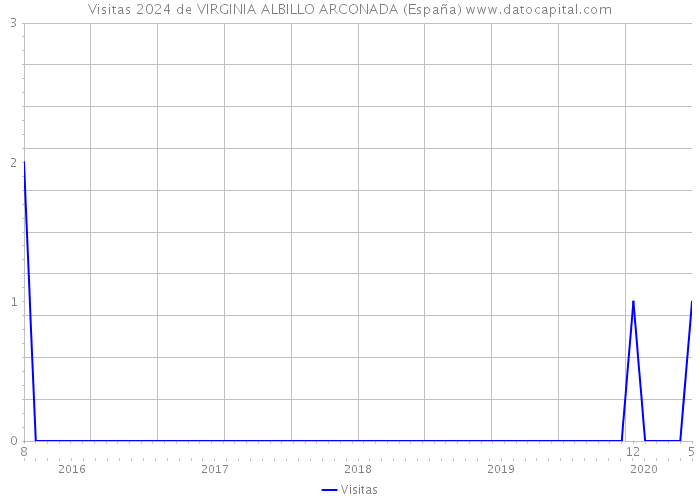 Visitas 2024 de VIRGINIA ALBILLO ARCONADA (España) 