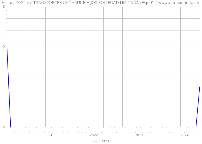 Visitas 2024 de TRANSPORTES GAÑARUL E HIJOS SOCIEDAD LIMITADA (España) 