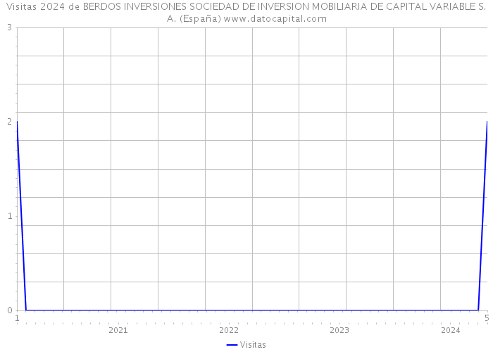 Visitas 2024 de BERDOS INVERSIONES SOCIEDAD DE INVERSION MOBILIARIA DE CAPITAL VARIABLE S.A. (España) 
