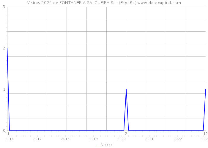 Visitas 2024 de FONTANERIA SALGUEIRA S.L. (España) 