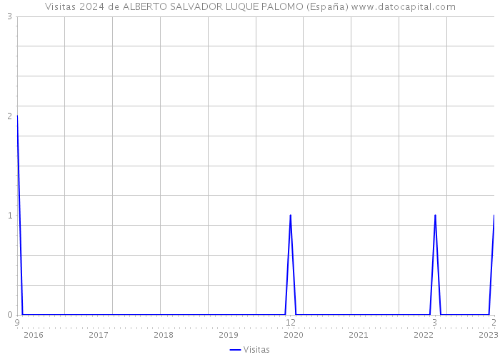 Visitas 2024 de ALBERTO SALVADOR LUQUE PALOMO (España) 