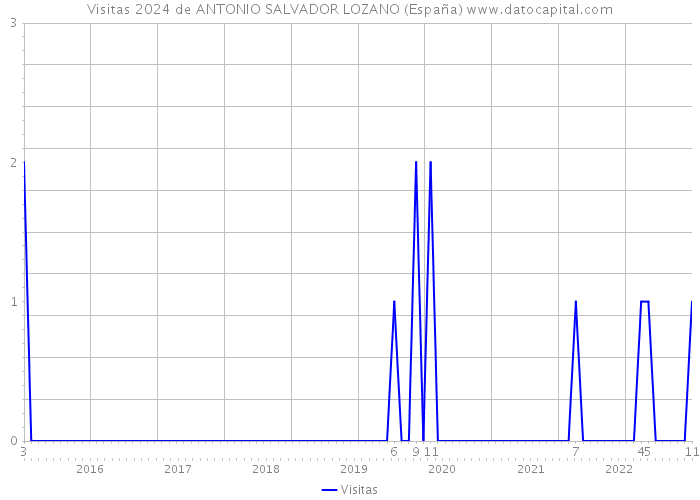 Visitas 2024 de ANTONIO SALVADOR LOZANO (España) 