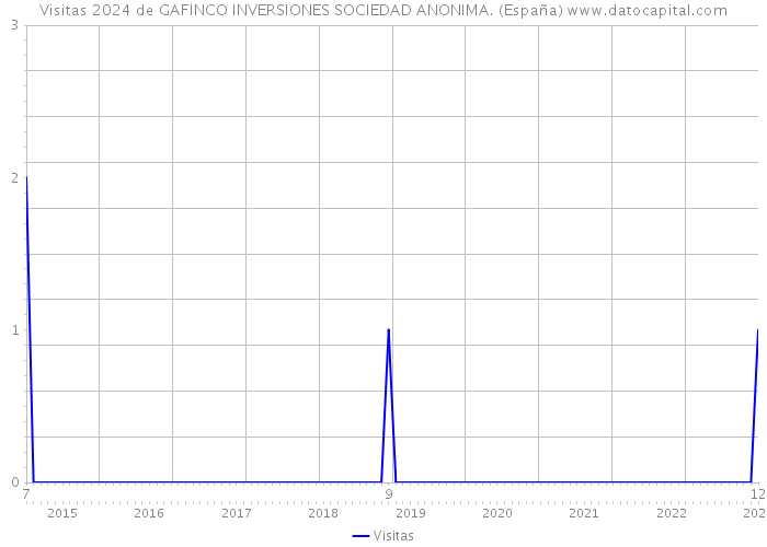 Visitas 2024 de GAFINCO INVERSIONES SOCIEDAD ANONIMA. (España) 