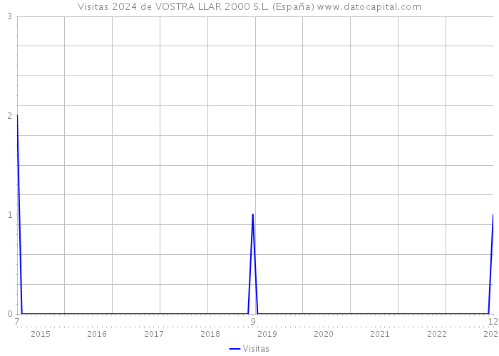 Visitas 2024 de VOSTRA LLAR 2000 S.L. (España) 