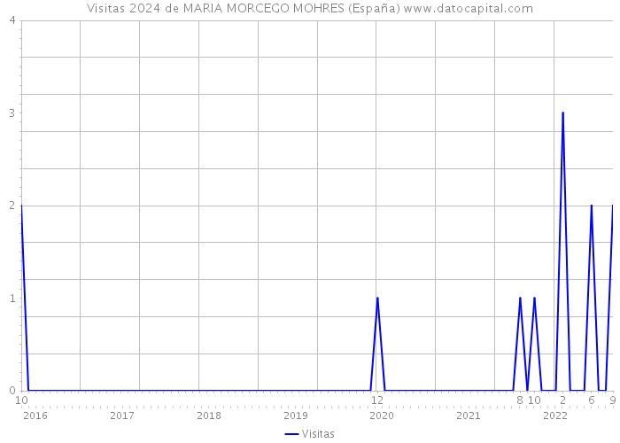 Visitas 2024 de MARIA MORCEGO MOHRES (España) 