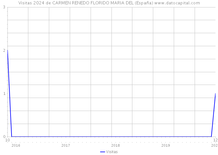 Visitas 2024 de CARMEN RENEDO FLORIDO MARIA DEL (España) 
