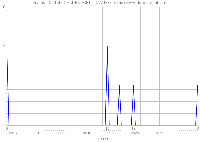Visitas 2024 de CARL BAGGETT DAVID (España) 