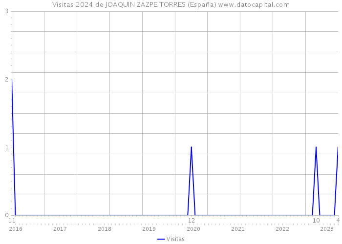 Visitas 2024 de JOAQUIN ZAZPE TORRES (España) 
