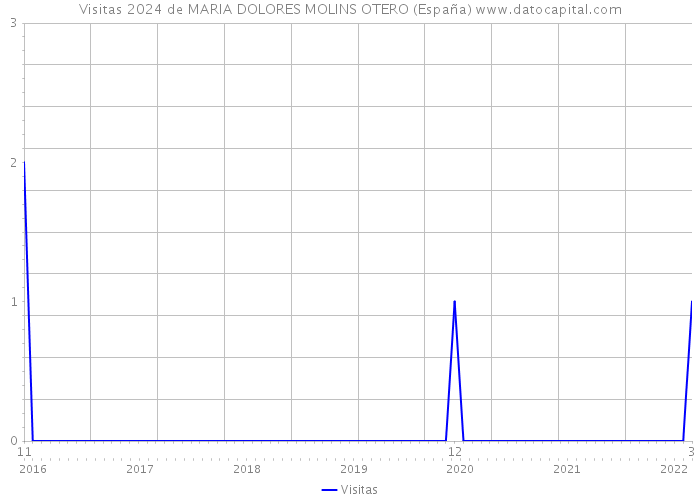 Visitas 2024 de MARIA DOLORES MOLINS OTERO (España) 
