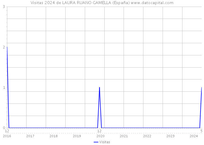 Visitas 2024 de LAURA RUANO GAMELLA (España) 