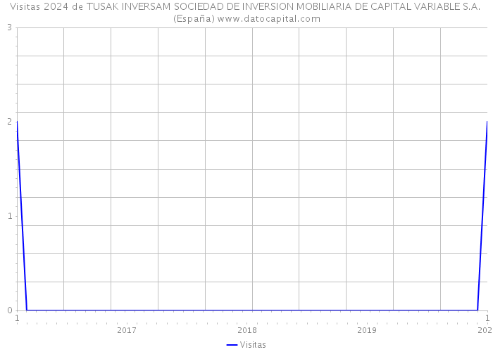 Visitas 2024 de TUSAK INVERSAM SOCIEDAD DE INVERSION MOBILIARIA DE CAPITAL VARIABLE S.A. (España) 