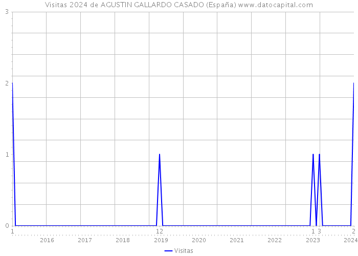 Visitas 2024 de AGUSTIN GALLARDO CASADO (España) 