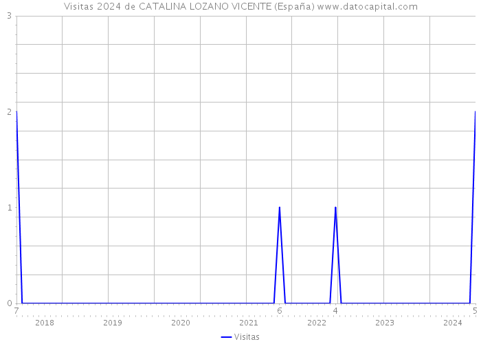 Visitas 2024 de CATALINA LOZANO VICENTE (España) 